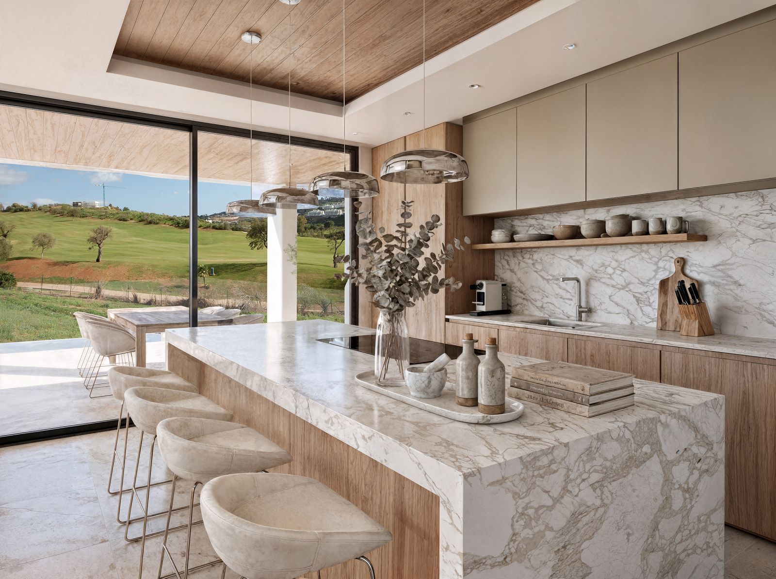 03 modern kitchen with view